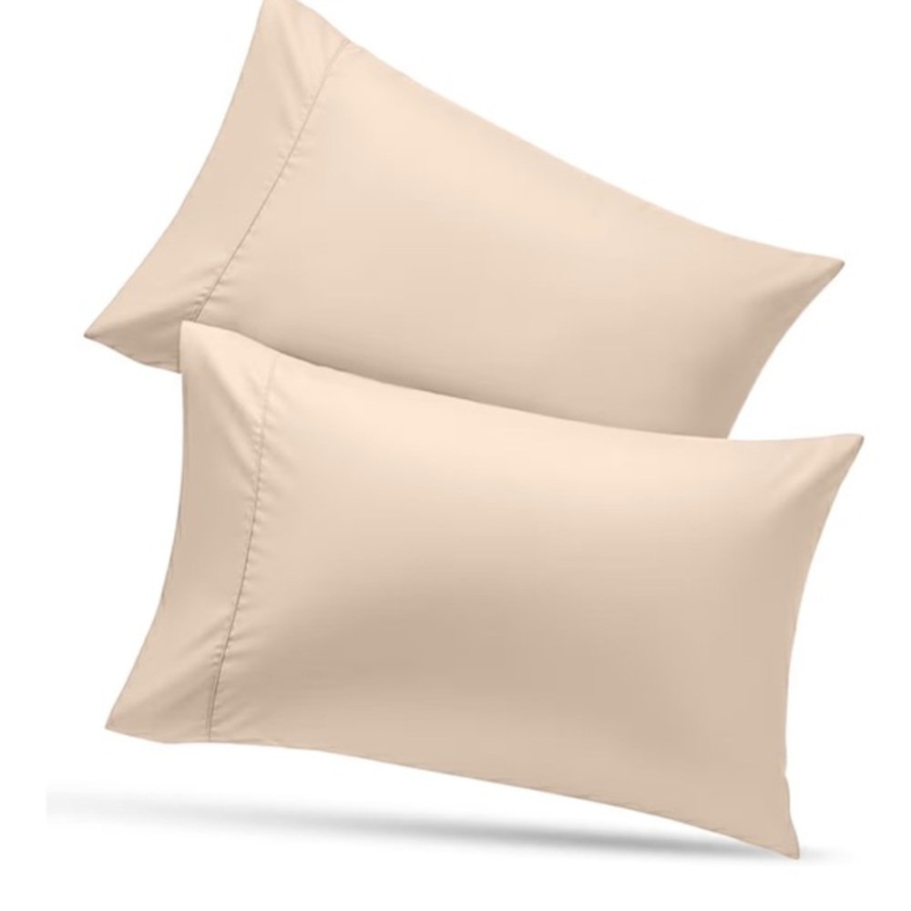 AKK Beige Pillowcase Set set of 2 Queen